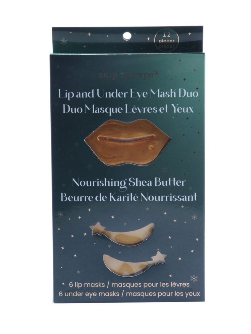 NEW Skip the Spa Undereye and Lip Mask Duo, Set of 6 each